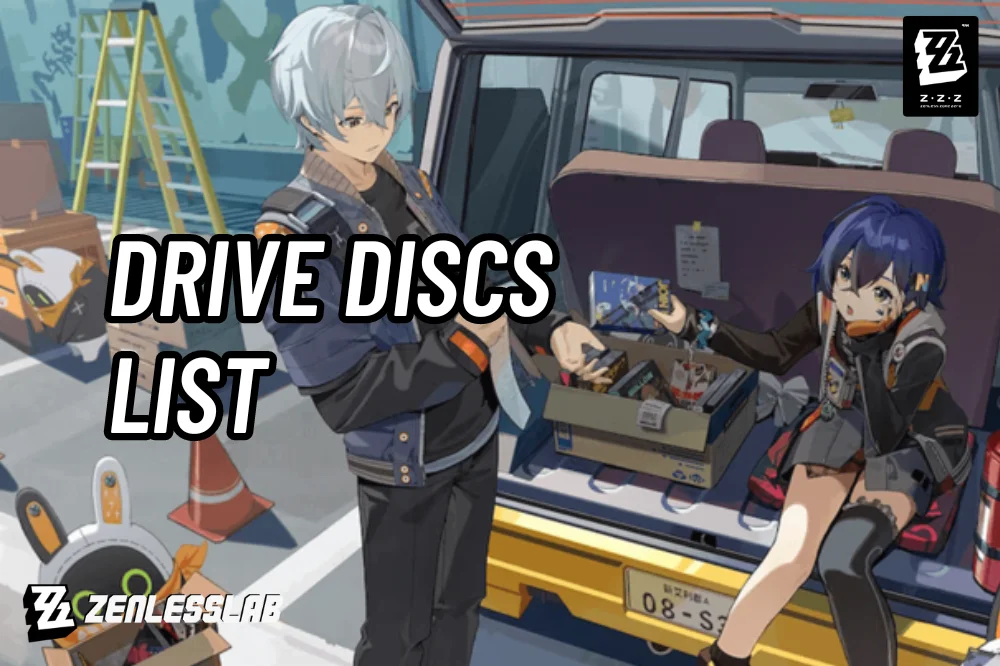 Zenless Zone Zero (ZZZ) Drive Discs List